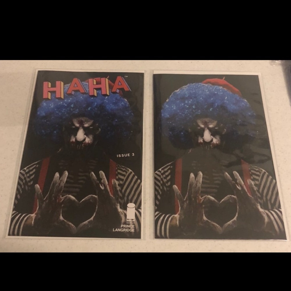 HAHA #3 John Gallagher Comic Book Variant Virgin Set Wanted Comix - Brand New